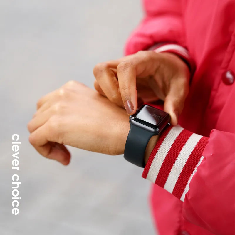 Crong Liquid – „Apple Watch“ apyrankė 38/40/41/42 mm (raudona)