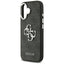 Guess 4G Big 4G Classic Logo – dėklas iPhone 17 (juodas / sidabrinis)