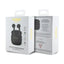 Guess True Wireless Script Logo BT5.3 – TWS ausinės su įkrovimo dėklu (juodos)