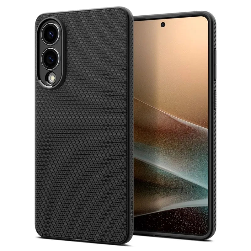 Spigen Liquid Air – dėklas Samsung Galaxy S25 Edge (matinė juoda)