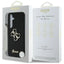 Guess Fixed Glitter Big 4G Metal Logo – dėklas Samsung Galaxy S25+ (juodas)