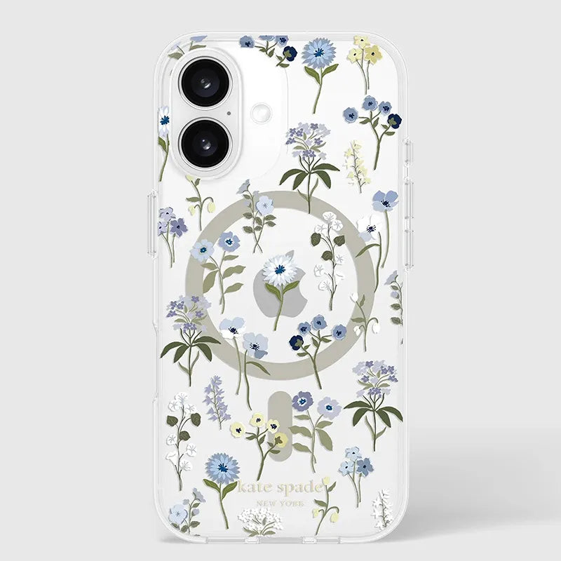 Kate Spade New York apsauginis MagSafe dėklas iPhone 16 (Precious Bloom)