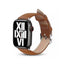 Crong Noble Band – natūralios odos dirželis, skirtas Apple Watch 44/45/46/49 mm (Mocha)