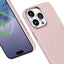 Crong Color Cover LUX Magnetic – MagSafe dėklas iPhone 15 Pro (rožinis)