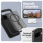 Crong Hybrid Matte Magnetic – MagSafe dėklas, skirtas Google Pixel 10a (juodas)
