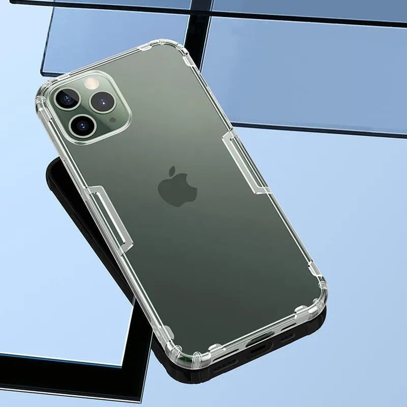 Nillkin Nature TPU dėklas – dėklas Apple iPhone 12 Pro Max telefonui (tamsiai žalias)