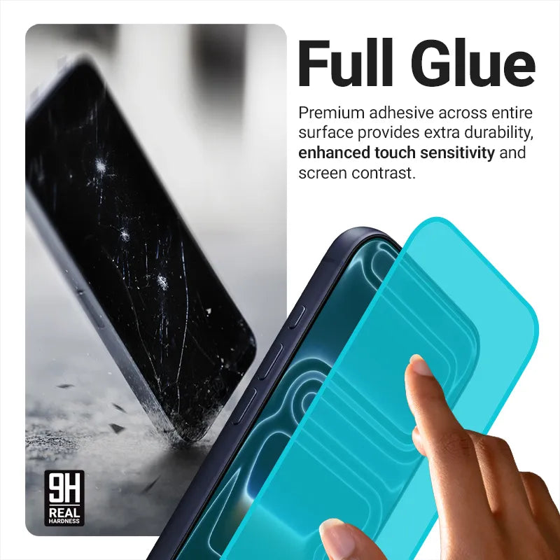 Crong EasyShield 2-Pack – grūdintas stiklas iPhone 17 Pro Max / iPhone 16 Pro Max (2 vnt.)