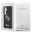 Guess IML Big Metal 4G Script – dėklas Samsung Galaxy S26 telefonui (juodas)