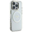 Guess IML Metal Colored Circle Classic Logo MagSafe – dėklas iPhone 16 Pro Max (baltas)