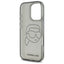 Karl Lagerfeld IML Rhinestones Karl Head – dėklas iPhone 16 Pro Max (juodas)