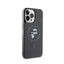 Karl Lagerfeld Karl & Choupette Glitter Magsafe - Dėklas, skirtas iPhone 15 Pro Max (juodas)