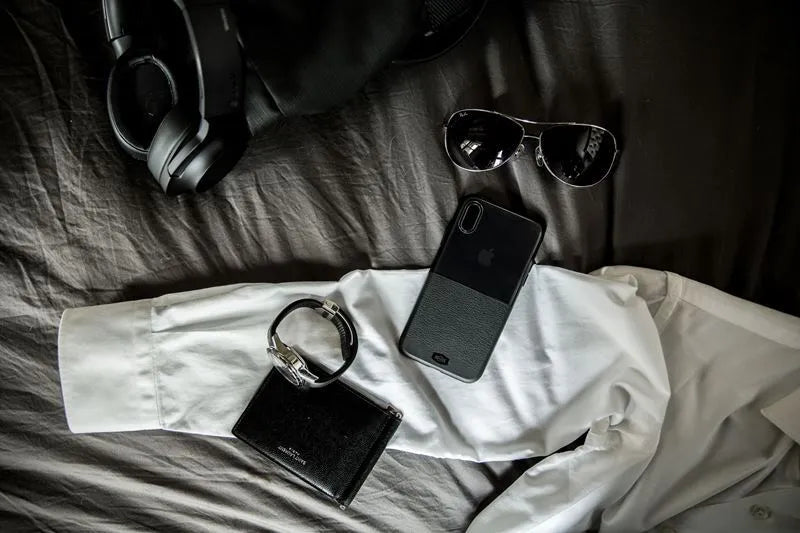 X-Doria Dash – dėklas iPhone X (juoda oda)