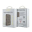 Guess 4G Leather Metal Logo MagSafe - indukcinė išorinė baterija 5000 mAh 15W MagSafe (ruda)