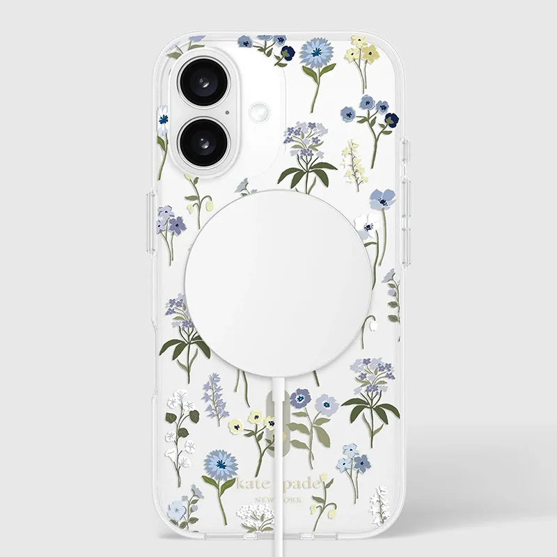 Kate Spade New York apsauginis MagSafe dėklas iPhone 16 (Precious Bloom)