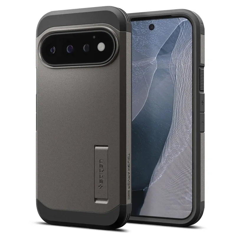 Spigen Tough Armor Mag MagSafe – dėklas Google Pixel 11 Pro (Gunmetal)