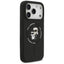 Karl Lagerfeld Silicone Karl & Choupette Ring MagSafe - Dėklas iPhone 17 Pro Max (juodas)