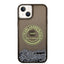 Karl Lagerfeld Liquid Glitter Round RSG Logo dėklas – dėklas iPhone 14 Plus (juodas)