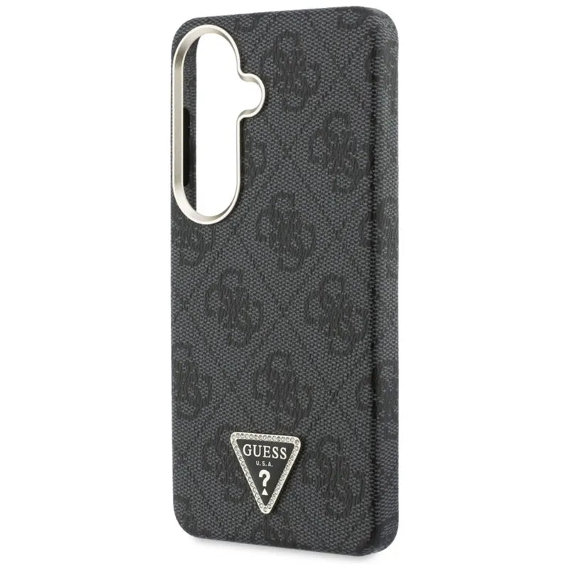 Guess 4G Triangle Logo MagSafe – dėklas Samsung Galaxy S26 (juodas)