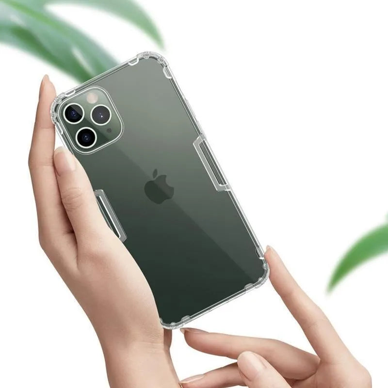 Nillkin Nature TPU dėklas – dėklas Apple iPhone 12 Pro Max telefonui (tamsiai žalias)