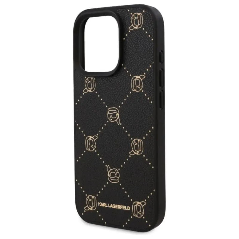 Karl Lagerfeld MagSafe Karl Head – dėklas iPhone 16 Pro Max (juodas)