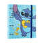 „Disney Stitch“ – A4 formato segtuvas iš „Tropical“ kolekcijos (4 žiedai, elastinė juostelė)