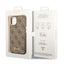 Guess 4G Metal Camera Outline dėklas – dėklas iPhone 14 Plus telefonui (rudas)