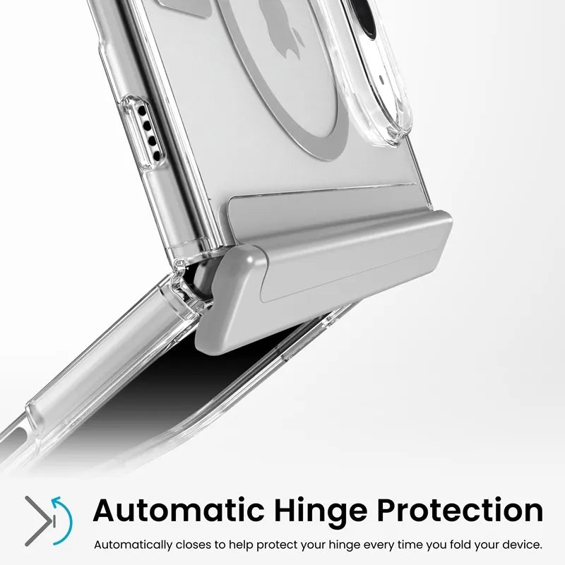 Speck Presidio Perfect Clear MagSafe – iPhone Fold dėklas (skaidrus)