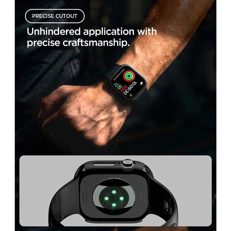 Spigen Thin Fit – „Apple Watch 12“ (46 mm) dėklas (juodas)