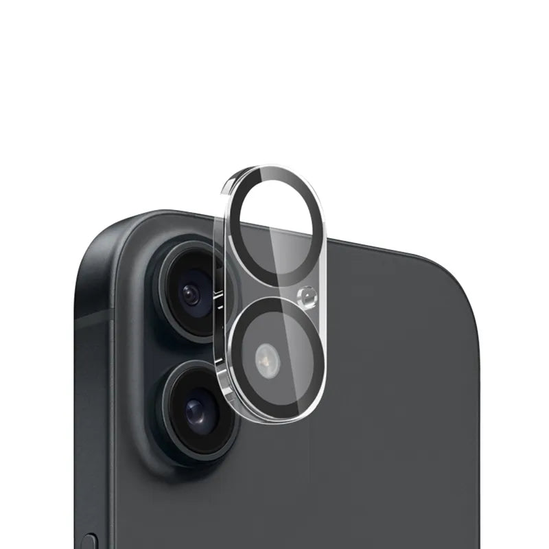 Crong Lens Shield – stiklas iPhone 16 / iPhone 16 Plus kamerai ir lęšiams