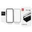 Crong 3D Armor Glass – 9H Full Glue grūdintas stiklas, skirtas iPhone 16 / iPhone 15 + montavimo rėmelis