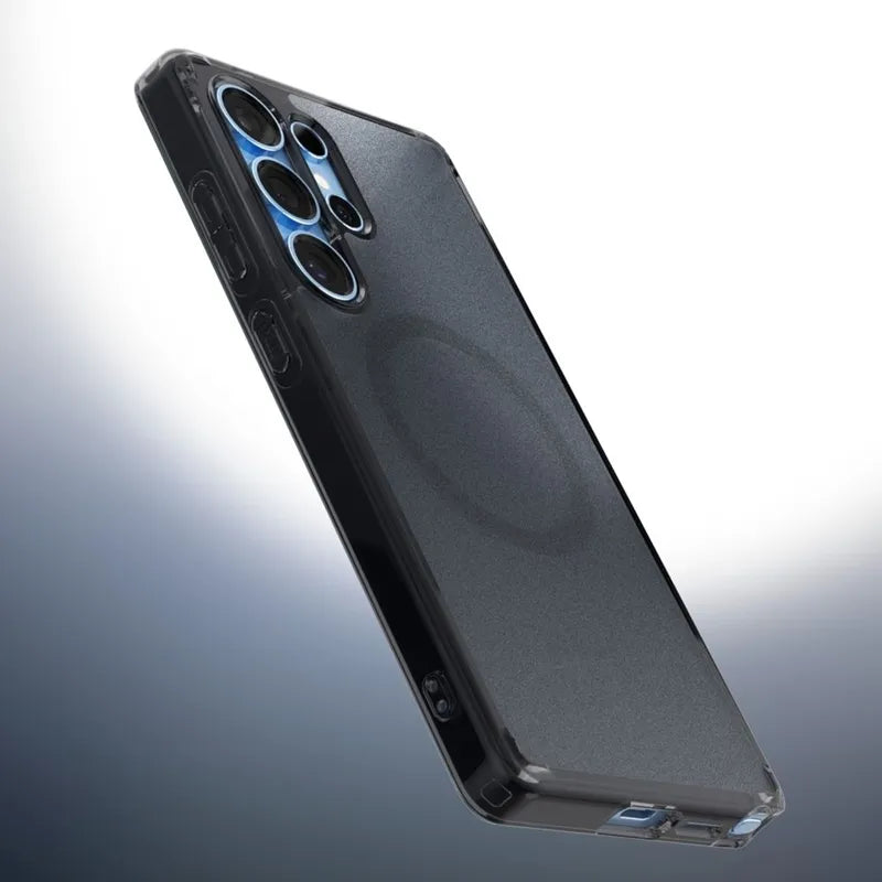 Spigen Ultra Hybrid Mag MagSafe – dėklas Samsung Galaxy S25 Edge (Frost Black)