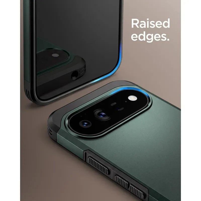 Spigen Tough Armor Mag MagSafe – dėklas Google Pixel 11 Pro (Abyss Green)