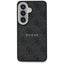 Guess 4G Embossed Ring MagSafe – Samsung Galaxy S26 dėklas (juodas)