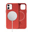 Crong Essential Cover Magnetic – „iPhone 12“ / „iPhone 12 Pro“ „MagSafe“ odinis dėklas (raudonas)