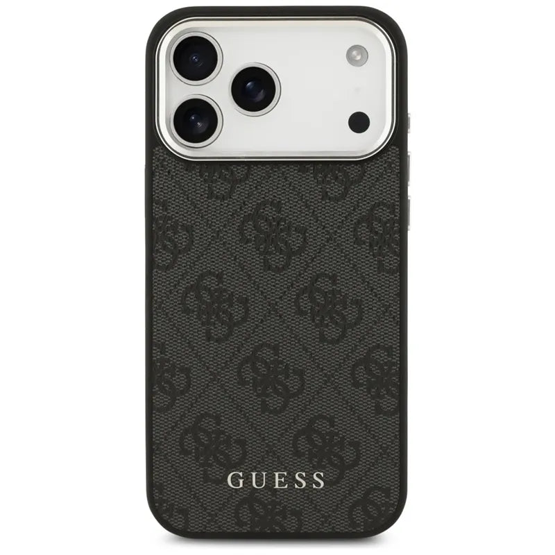 Guess 4G Classic Logo MagSafe – iPhone 17 Pro Max dėklas (juodas)