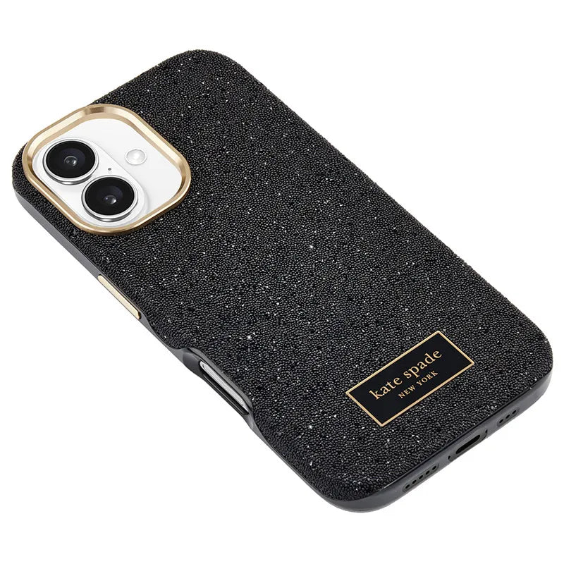 Kate Spade New York „Crystal Pave MagSafe“ – dėklas „iPhone 16“ (Nightfall)
