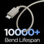 Spigen EB6015CC Essential - USB-C į USB-C laidas 60W 1,5 m (Natural Titanium)