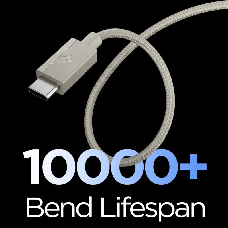 Spigen EB6015CC Essential - USB-C į USB-C laidas 60W 1,5 m (Natural Titanium)