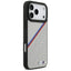 BMW M Tricolor Metal Logo MagSafe – iPhone 17 Pro Max dėklas (pilkas)