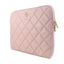Guess Quilted 4G Sleeve – dėklas nešiojamam kompiuteriui 13" / 14" (rožinis)