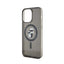 Karl Lagerfeld Karl & Choupette Glitter Magsafe - Dėklas, skirtas iPhone 15 Pro Max (juodas)