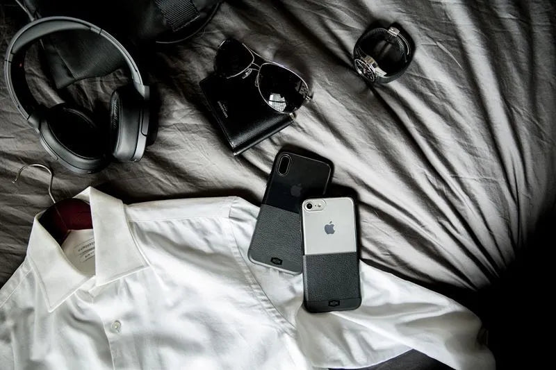 X-Doria Dash – dėklas iPhone X (juoda oda)