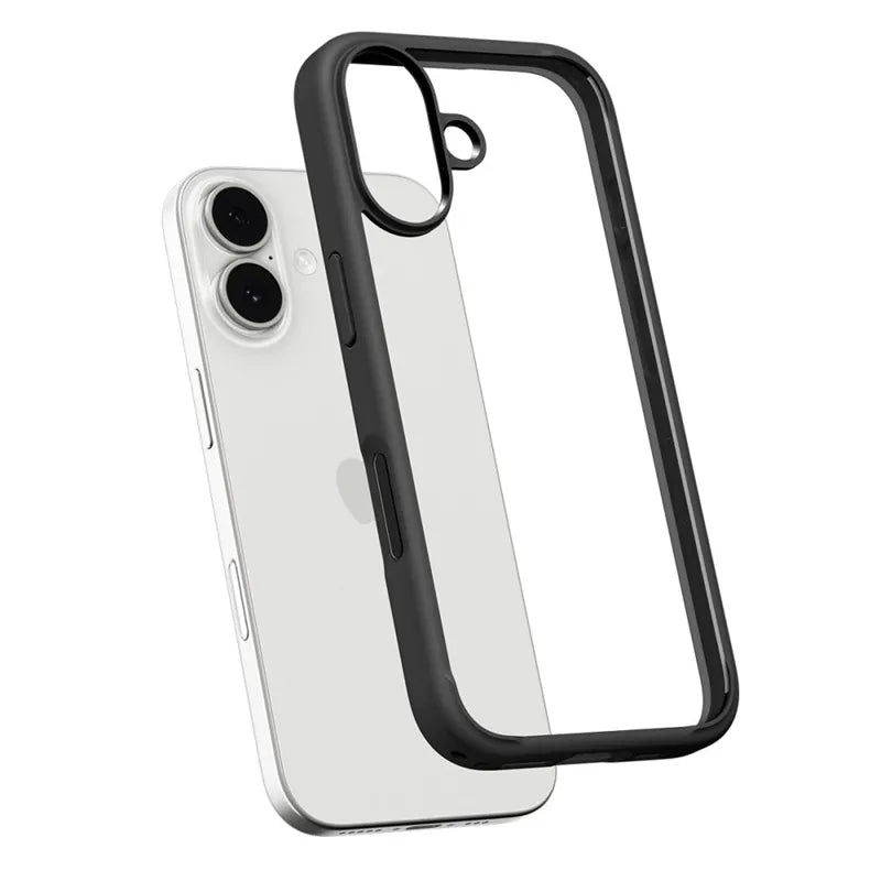 Spigen Ultra Hybrid – Dėklas iPhone 17 (matinis juodas)
