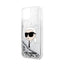 Karl Lagerfeld Liquid Glitter NFT Karl's Head - dėklas iPhone 14 Plus (sidabrinis)
