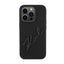 Karl Lagerfeld Silicone Karl Script - dėklas, skirtas iPhone 15 Pro (juodas)