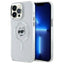 Karl Lagerfeld IML Metal Choupette Head MagSafe - dėklas iPhone 14 Pro Max (baltas)