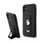 Karl Lagerfeld Gripstand Saffiano Choupette Pins – dėklas Apple iPhone 11 (juodas)