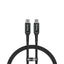 Crong Armor Link - 60W PD 3A USB-C į USB-C laidas 150 cm (juodas)
