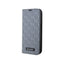 Karl Lagerfeld Booktype Saffiano Monogram – Dėklas iPhone 14 (Sidabrinis)