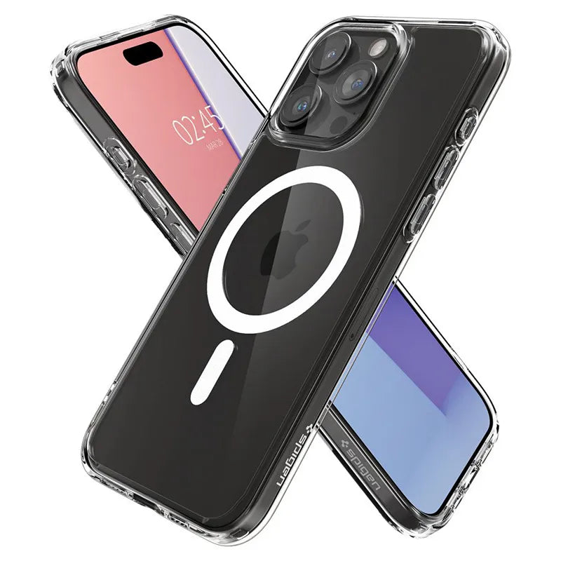 Spigen Ultra Hybrid MagSafe – dėklas iPhone 15 Pro (baltas)